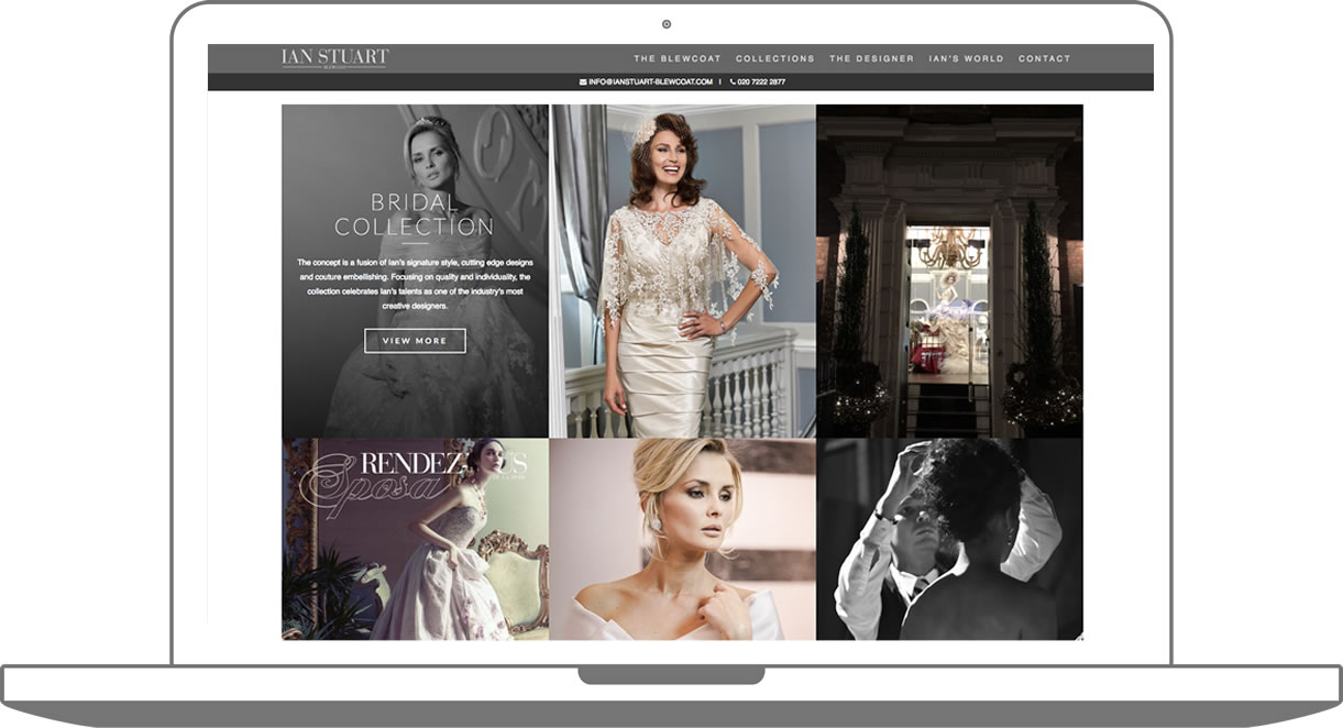 Custom WordPress build Ian Stuart Blewcoat