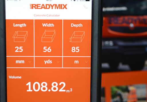 Rapid ReadyMix out iPhone Application - Fleet, Hampshire Surrey